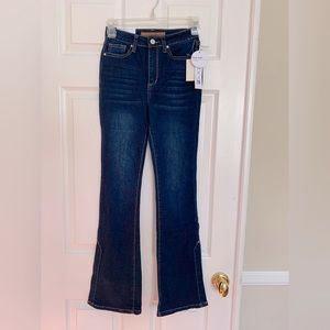 NWT Joe’s Junior Blue Jeans: High-Rise Bell Bottom Logo Super Soft 14 Youth